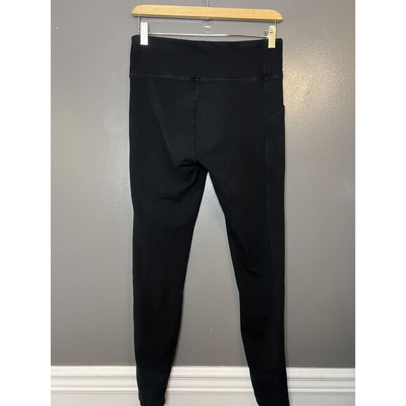Max & Mia Leggings Womens Medium Black High Rise Pocket Stretch Ankle Pants - Picture 4 of 9